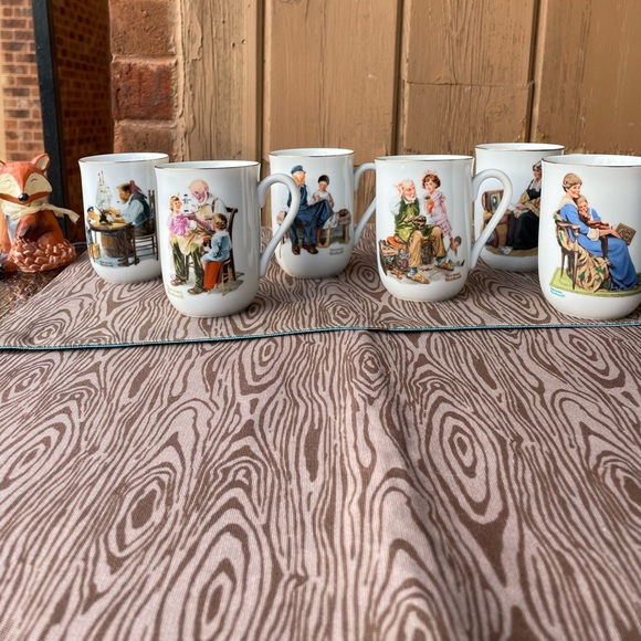 Other - ⬇️ Vintage Norman Rockwell Mugs🖼